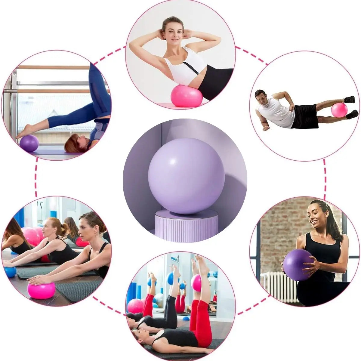 Anti-Burst Yoga & Fitness Ball