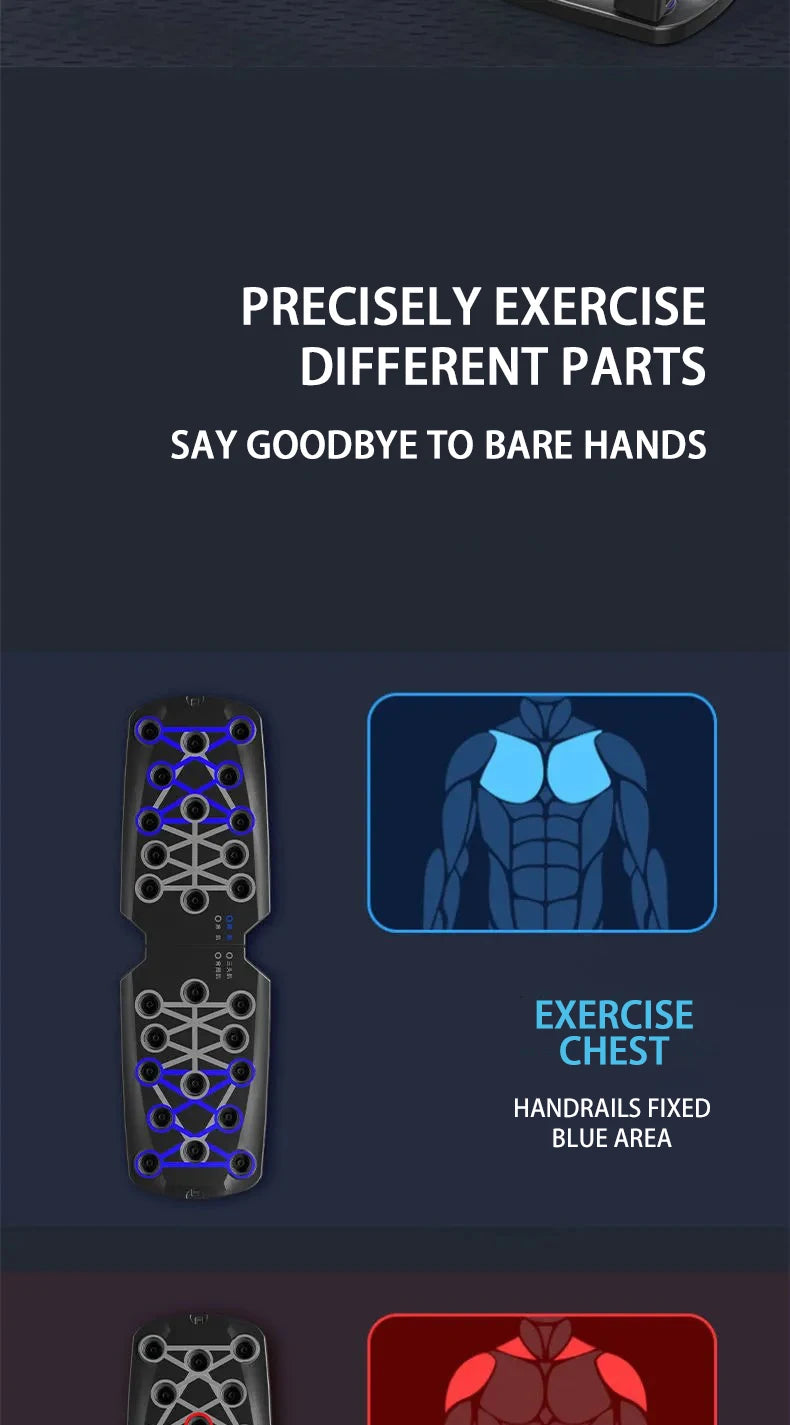 Foldable Push-Up Board Set – Portable Home Gym