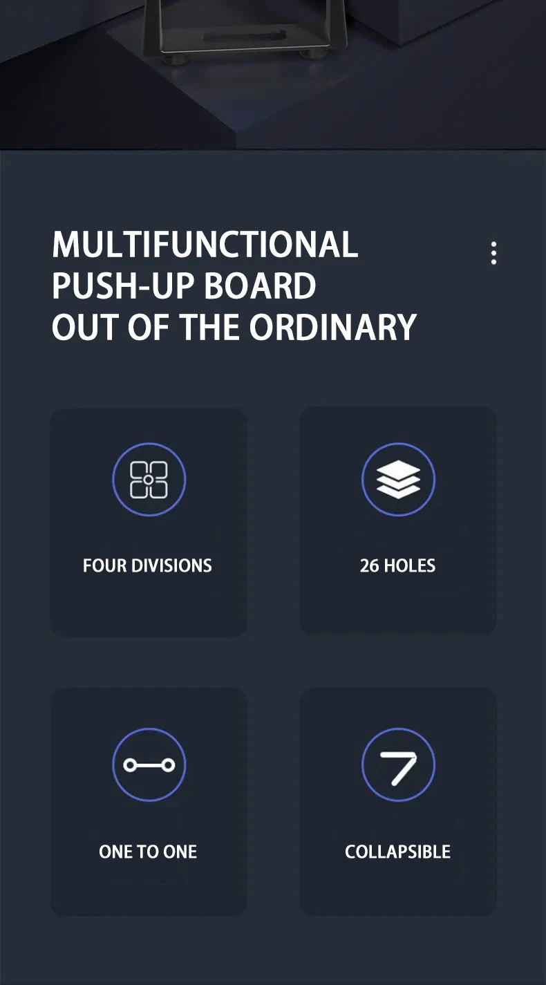 Foldable Push-Up Board Set – Portable Home Gym