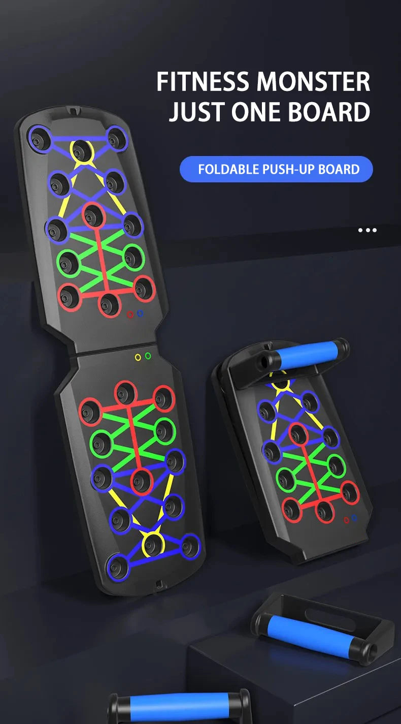 Foldable Push-Up Board Set – Portable Home Gym