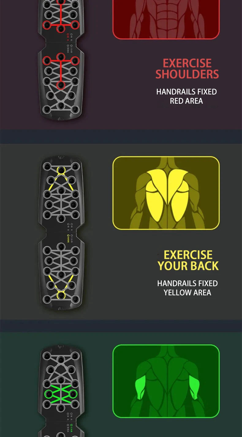 Foldable Push-Up Board Set – Portable Home Gym