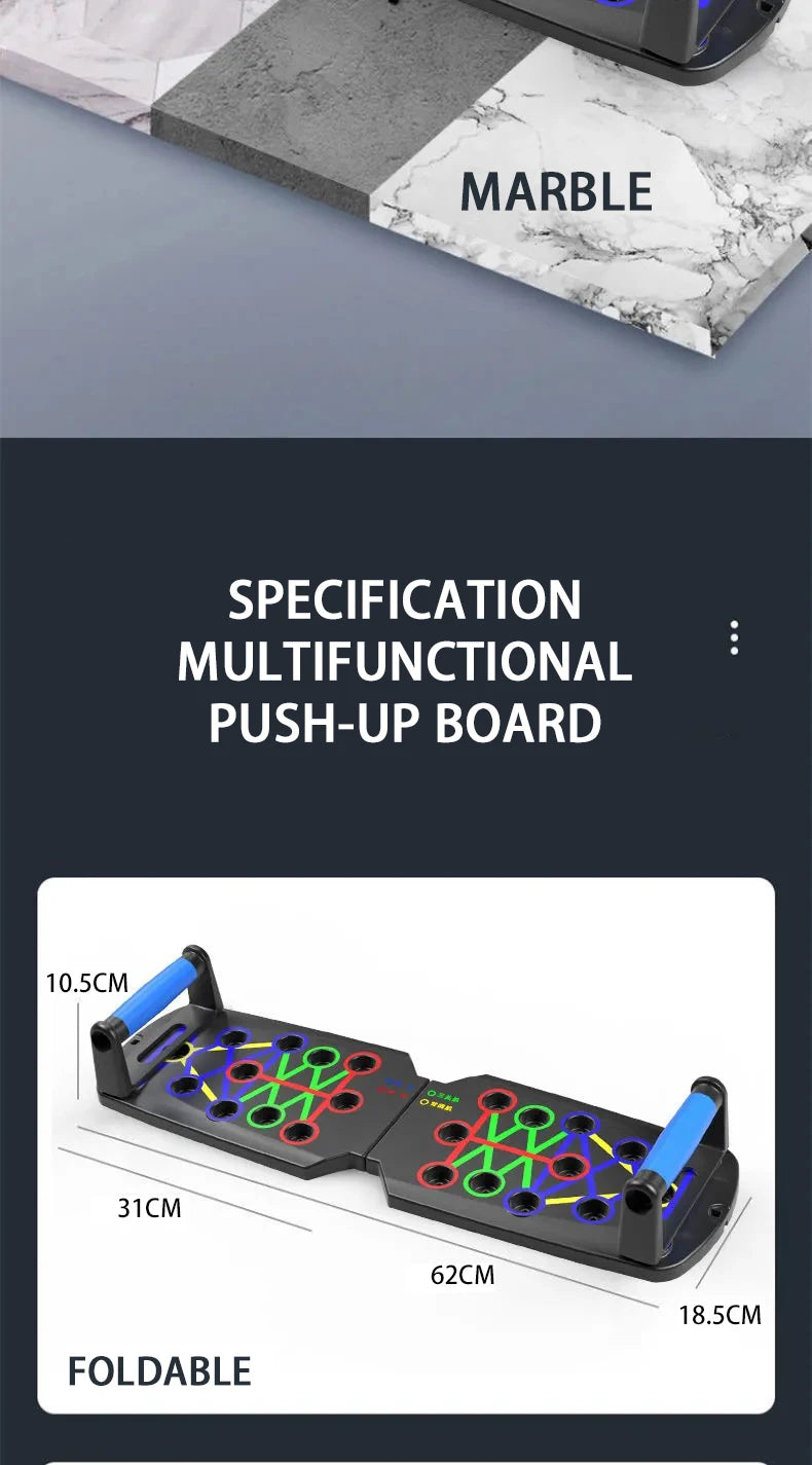 Foldable Push-Up Board Set – Portable Home Gym