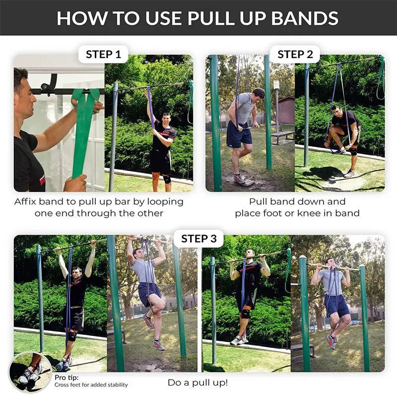 Heavy-Duty Resistance Band (20–230 lbs) – Home Gym Training