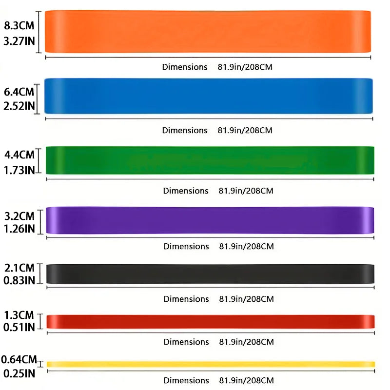 Heavy-Duty Resistance Band (20–230 lbs) – Home Gym Training